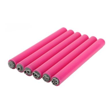 Imagem de Conjunto de Canetas de Carimbo de Flores para Nail Art de 6 Peças Com Padrões Exclusivos para Mulheres e Meninas, Fácil de Usar Com Tinta de Secagem Rápida para Design de Unhas