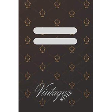 Imagem de School Work Notebook Vintage Design 100 pg: Vintage Style Diary, Vintage Design, Journal, Vintage Notebook (110 Pages, Blank, 6 x 9)