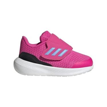 Imagem de adidas Tênis infantil unissex Run Falcon 3.0, Fúcsia lúcida/azul amanhecer/preto, 8 Toddler