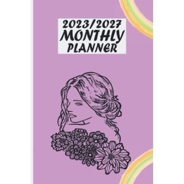 Imagem de 2023-2027 monthly planner years: organizer personal time management appointment notebook, size: 6 × 9 in Cover: bright pager :120