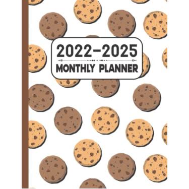 Imagem de Monthly Planner 2022-2025: Cookies Planner | Five Year Monthly Planner |48 Months Agenda|Schedule Organizer & Agenda With Projects/Notes/Goals & Checklists
