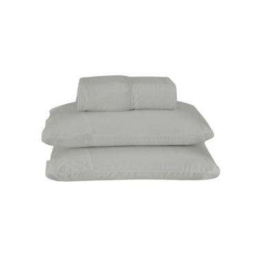 Imagem de Jogo de Lençol Dia A Dia Liso 3 Peças Casal, Queen ou King 80% Algodão