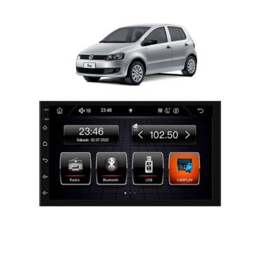 Imagem de Kit Multimídia Fox SpaceFox 2010 / 2013 7 Pol CarPlay AndroidAuto USB BT - Roadstar 708BR