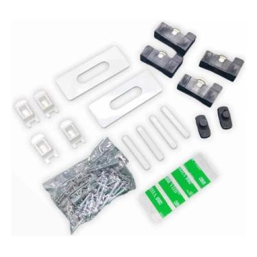 Imagem de Kit Acessórios Pia Ou Vitrine Vidro 8mm - la plata, Branco