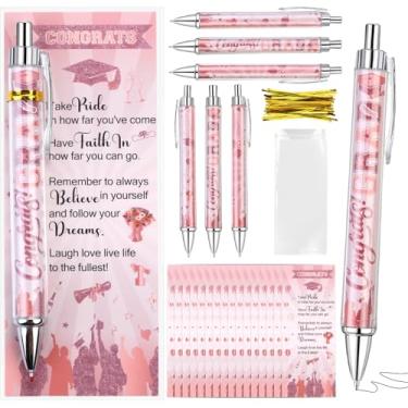 Imagem de Serencatcher 30 conjuntos de canetas de formatura presentes em massa classe de 2025 lembrancinhas de festa de formatura parabéns graduados cartões de felicitações lembranças de formatura para