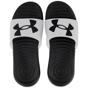 Imagem de Chinelo Under Armour Ansa Light Masculino Preto e Branco-Masculino