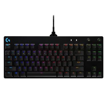 Imagem de Teclado Mecânico Gamer Logitech G Pro - Padrão US - Switch GX Blue Clicky - RGB - 920-009388-Unissex