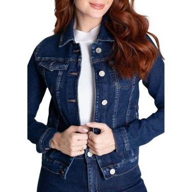 Imagem de Jaqueta Jeans Sawary - 279185 - Azul médio GG-Feminino
