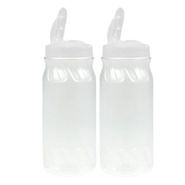 Imagem de Kit 2 Farinheiro Porta Tempero Açucareiro Farofa 600ml Tampa Dosadora (Branco)