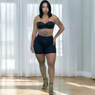 Imagem de Short Levanta Bumbum Modelador - Fanáticos Por Cintas, Preto, GG, Femi
