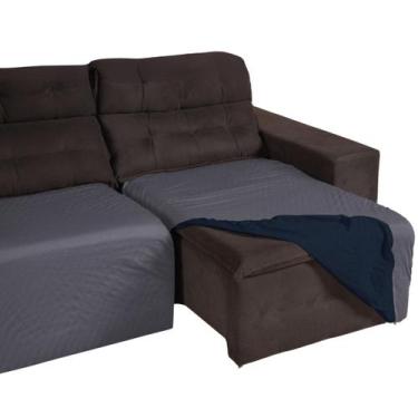 Imagem de Capa Sofá Retrátil Assento Dupla Face Impermeável 2 Lugares - Mava Enx