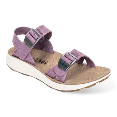 Imagem de Tread Labs Sandálias femininas Salinas confortáveis e leves com suporte de arco para caminhadas, Lilás, 40