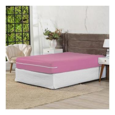 Imagem de Capa De Colchão Malha Gel Queen Zíper - Lenharo Enxovais, Rosa