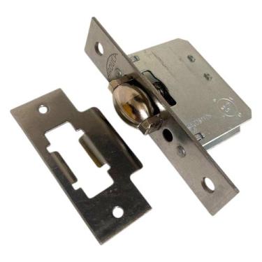 Imagem de Mini Fechadura Trinco Rolete 4005TR Inox Arouca Sem Chave