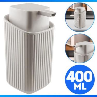 Imagem de Porta Sabonete Liquido Dispenser Álcool Gel Detergente Banheiro Cozinh
