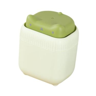 Imagem de IEUDNS Dispensador de sabão de cozinha, dispensador de líquido para lavar louça, suporte de pano de prato, dispensador adorável de bomba para de, Verde