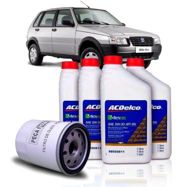 Imagem de Kit Troca Oleo 15w-40 Api Sl Filtro De Kit Nova Fiat Uno 2000 A 2020