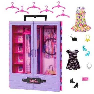 Imagem de Armário de armazenamento Barbie Fashionistas Ultimate com 6 cabides