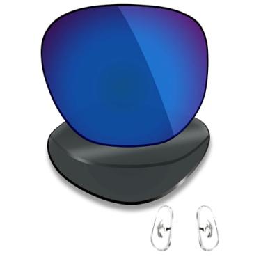 Imagem de Mryok Lentes de reposição polarizadas e peças de nariz para Ray-Ban New Clubmaster RB4416 53 mm - Azul Pacífico