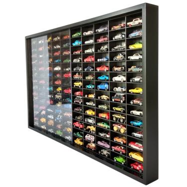 Imagem de Expositor 140 Nichos - Escala 1:64 carrinhos Preto - cod 13043