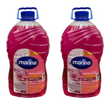 Imagem de Desinfetante Uso Geral Marina Floral - Kit c/2 unids 5L cada