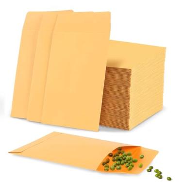 Imagem de SenseYo Pacote com 100 envelopes pequenos para moedas, dinheiro, chave, semente com aba gomada, 5,7 cm x 9 cm