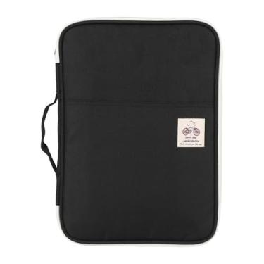 Imagem de Pastas de Arquivo A4 suprimentos lápis caso sacos de armazenamento saco de documentos arquivo pasta portfólio organizador computador notebook com zíper caso escola escritório Organizador de Arquivos(P