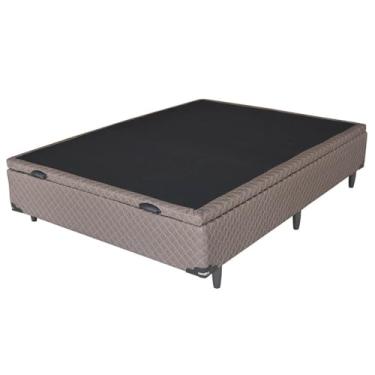 Imagem de Cama Box Base Sommier Casal Lisboa Baú