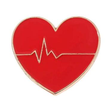 Imagem de Moda série médica metal esmalte broche estetoscópio masculino feminino