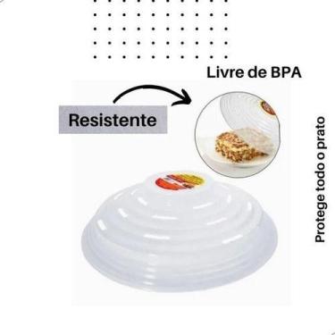 Imagem de Tampa Protetora Microondas Bpa Free Alimento Comida Cozinha - WCAN