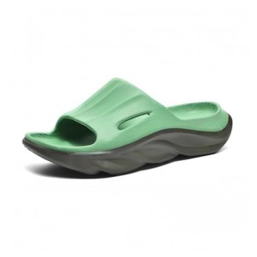 Imagem de AnyuTech Chinelos Ortopédicos Unissex - Sandálias de Recuperação com Suporte de Arco e Almofada Espessa, para Fascite Plantar, Antiderrapantes e Leves