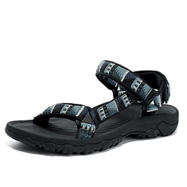 Imagem de Muboliy Sandálias Masculinas Esportivas Para Caminhada, Entressola De Espuma Eva Para Áreas Externas Com Suporte De Arco, Calçado Aquático, Sandália De Praia