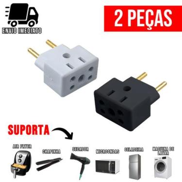 Imagem de Adaptador de Tomada Ultra Resistente para Secador Air Fryer Microondas