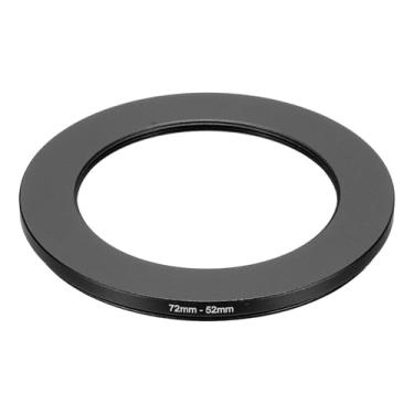 Imagem de PATIKIL Adaptador de anel descendente de 72 mm a 52 mm, anéis de filtro para lente de câmera filtros de anel de metal digital para lentes ND IR DSLR, preto
