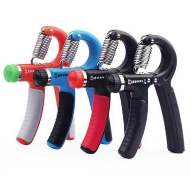 Imagem de Handgrip Mão Ajustável 60kg Contador Fisioterapia Academia - Home Good