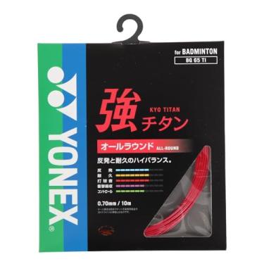 Imagem de Yonex BG 65 Ti Corda de titânio Badminton, Vermelho