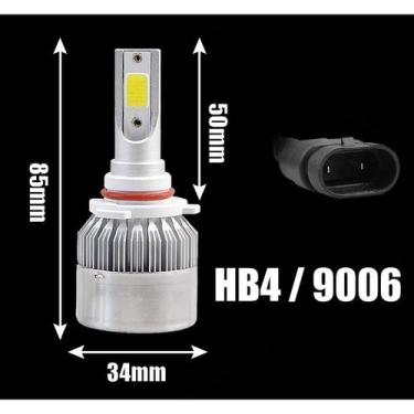 Imagem de Lâmpadas C6 Farol de Carro LED 6000K H1 H3 H4 H7 H11 H13 HB3(9005) HB4