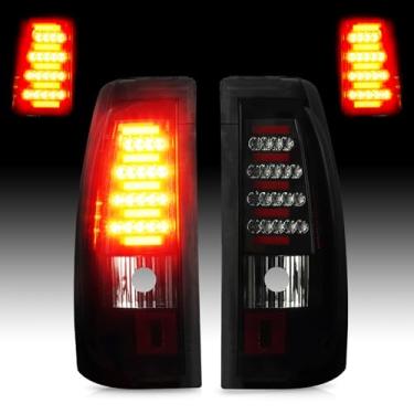 Imagem de Luz traseira de LED adequada para Chevy Silverado 2003-2006 1500 2500 3500, 2004-2006 GMC Sierra 1500 1500HD 2500 2500HD 3500, 2007 Silverado e GMC Sierra Classic Lâmpada de freio traseiro conjunto lente fumê