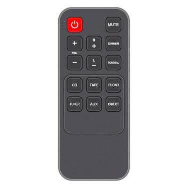 Imagem de AULCMEET Novo controle remoto de substituição AXD7472 adequado para sistema amplificador estéreo integrado Pioneer controle remoto de áudio A6 A-6 A-A6-S A-A6-J A-A9MK2-K A-A6MK2-K A-A9-J