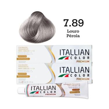 Imagem de 2 Unidades Coloração Itallian Color 7.89 Louro Pérola - Itallian Hairt