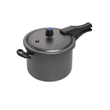 Imagem de Panela de Pressão Fechamento Externo Conecta de 6 Litros Antiaderente, Grafite, Ramos