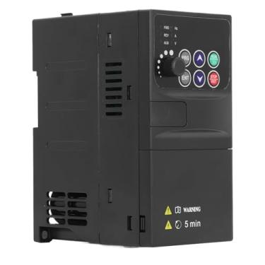 Imagem de Unidade de Frequência Variável Trifásica de 3,7KW Placa Principal Avançada Alta Estabilidade Retardador de Chamas Teclado Fácil de Usar Grande Dissipador de Calor Entrada