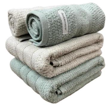 Imagem de Jogo Toalha Banho Buddemeyer Vanilla Extra Soft Algodão 4pçs, BEGE 108