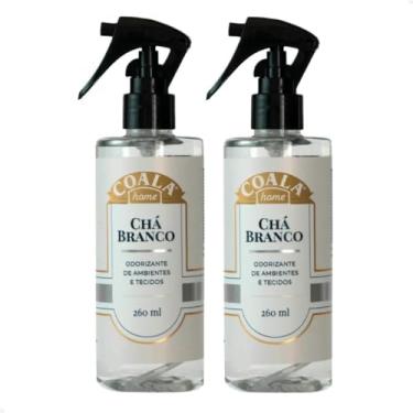 Imagem de Kit 2 Odorizante de Ambientes e Tecidos Coala Home Spray Chá Branco 260ml