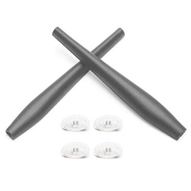Imagem de Eye Opening Stuff Kits de borracha para substituição e nariz compatíveis com óculos de sol Oakley Crosshair 2.0 OO4044 - cinza