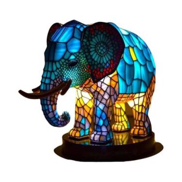 Imagem de Candeeiro De Mesa Retrô Animal, Tartaruga Fofa, Elefante, Gato, Dragão