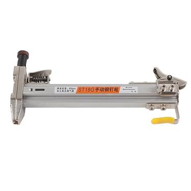 Imagem de Pistola de Unha de Liga de Alumínio, Design Automático de Pregos, Agulha de Aço de Tungstênio, Prego Manual para Fixar a Ranhura do Cabo, Unha Placa de Decoração