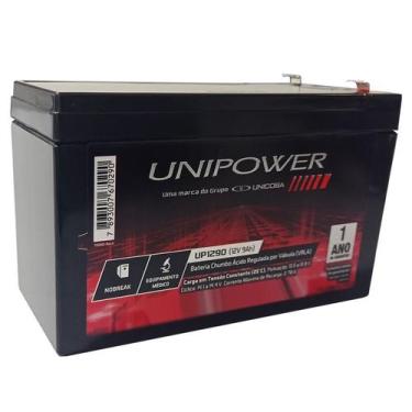 Imagem de Bateria Selada 12V 9ah Unipower Vrla Agm - Alarme, Nobreak