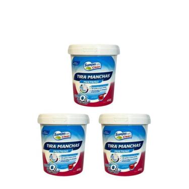 Imagem de Kit 3 Tira Manchas Multiuso Sampa Clean 450g O2