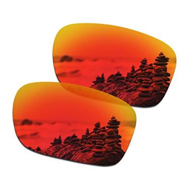 Imagem de SmartVLT Lentes de reposição masculinas Fire Red para óculos de sol Ray-Ban Justin RB4165 54 mm